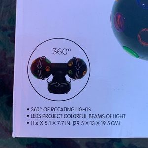 easy home Party Supplies - Rotating disco ball easy home Party Supplies - Rotating disco ball